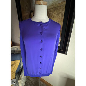 NWOT Women's EMILIO PUCCI Purple Cardigan S